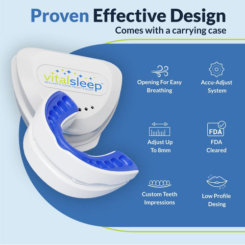 Snoring Mouthpiece DuoPack (2 Pieces) - VitalSleep snoring device