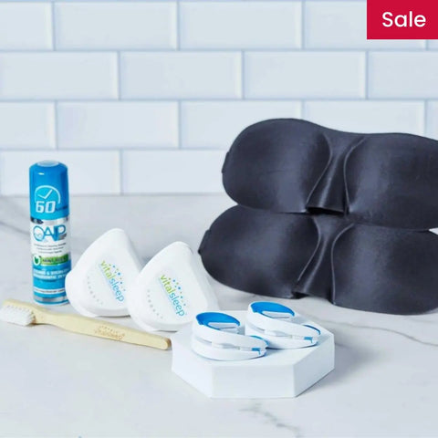 2 VitalSleeps -  FREE OAP Cleaner, Brush & 2 Sleep Masks