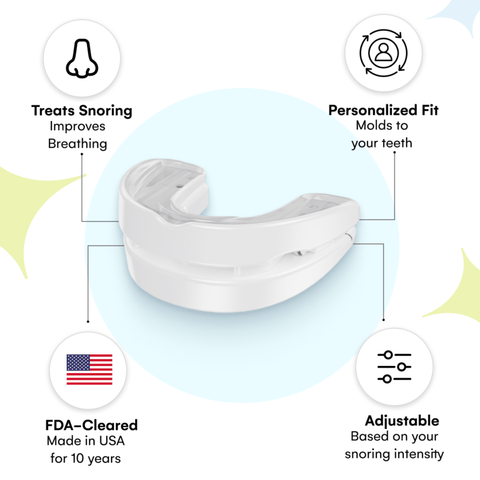 VitalSleep Anti-Snoring Mouthpiece - New Clear Color